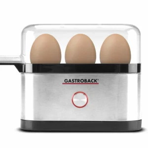 Budget 🥰 Gastroback Cuiseur à œufs Design Mini 3 Oeufs Argentés – Cuiseur à Oeufs 🔥 7