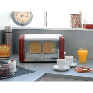 Bon marché 🔔 Magimix Vision Rouge – Grille-pain ✔️ 6